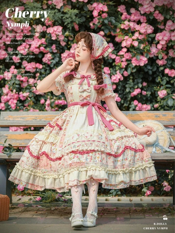 Cherry Nympf Frill Dress