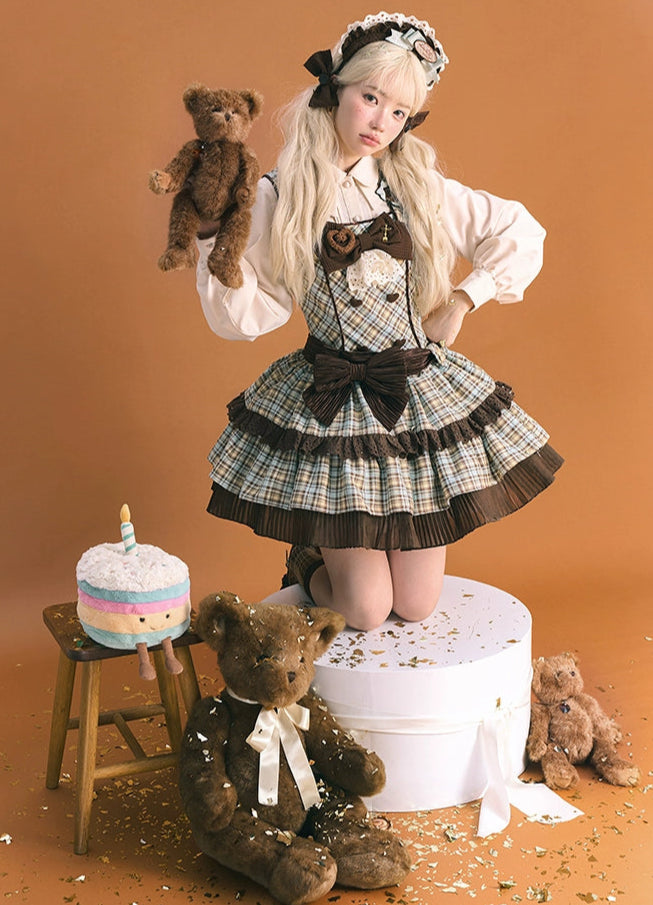 【受注予約7/28まで】Chocolate Mint Day ジャンパースカート