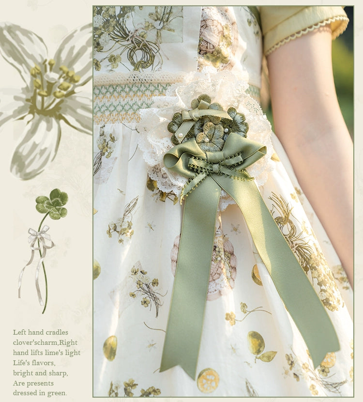 同時購入のみ【受注予約5/18まで】Four Leaf Clover and Lime アクセサリー