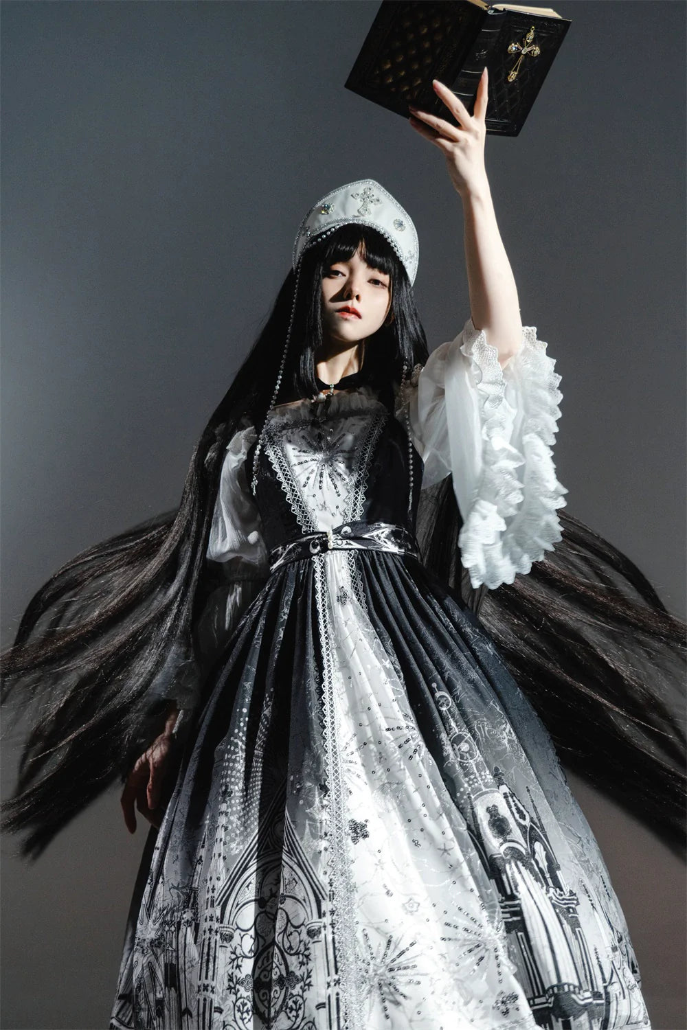 【販売期間終了】Sanctuary ゴスロリオフショルダー姫袖ブラウス