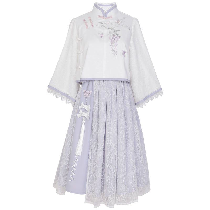 Wisteria butterfly and wisteria loli setup