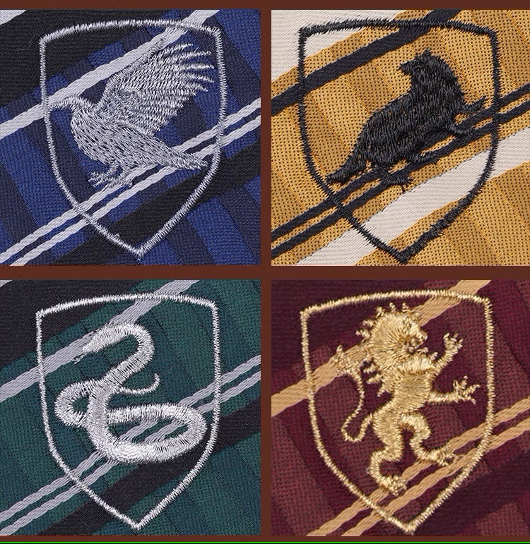 [Pre-order] Hogwarts School of Witchcraft and Wizardry Striped Cross Tie [20% OFF when purchased together]