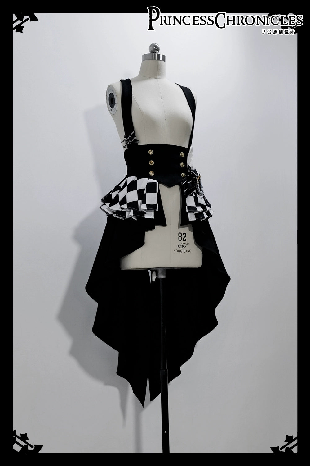 [Pre-order] Rabbit Theater Checkerboard Corset Vest