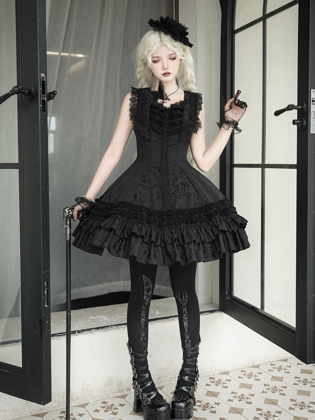 【受注予約7/21まで】Nocturne Eternelle ゴシックジャンパースカート