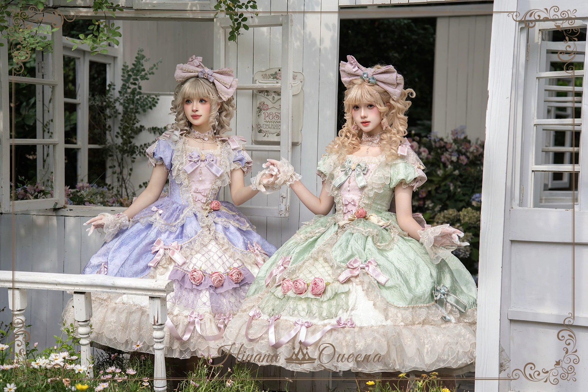 Mirror Snow White プリンセススイートドレス・パステルグリーン