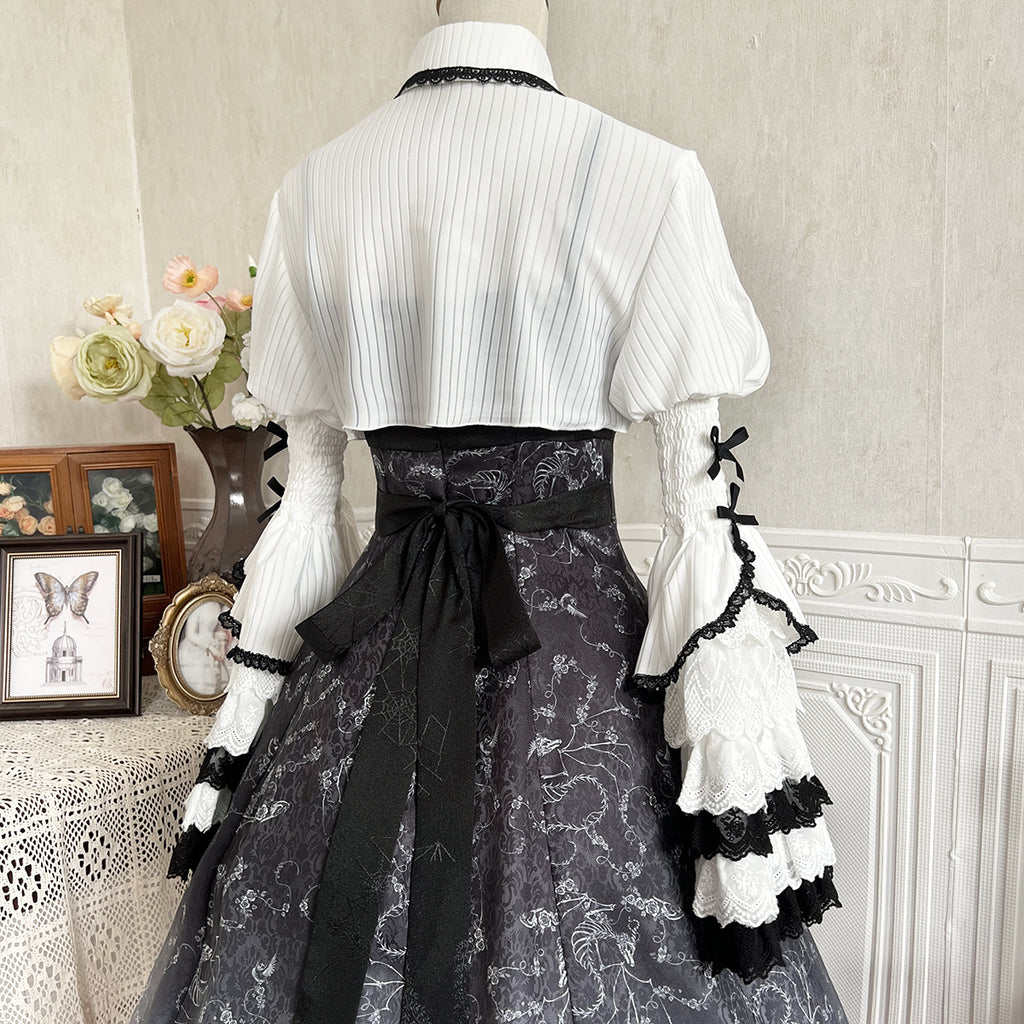Black Witch Elegant Gothic Lolita Jumper Skirt