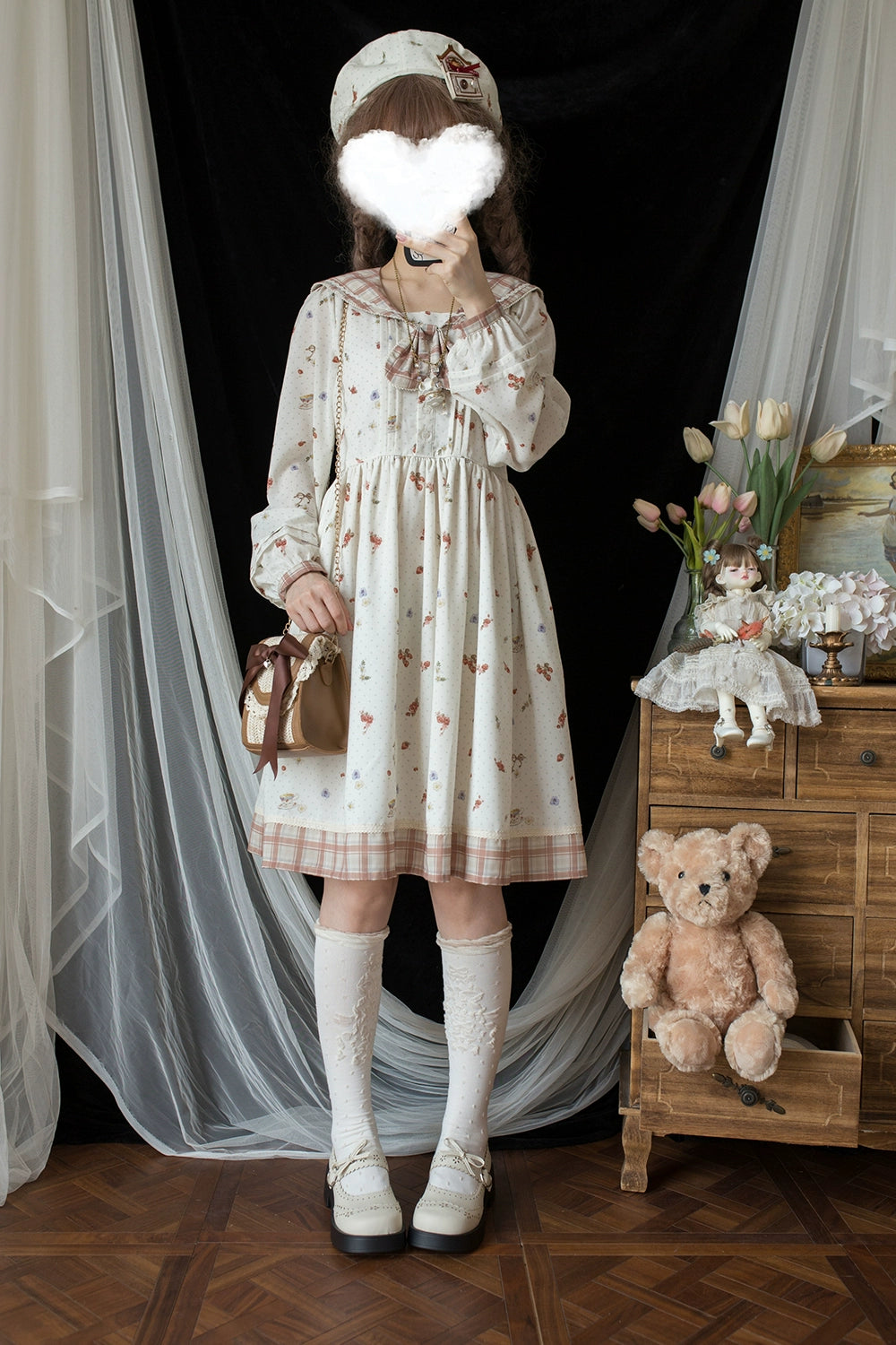 [Pre-order] Autumn Pleasure Sailor Collar Dress