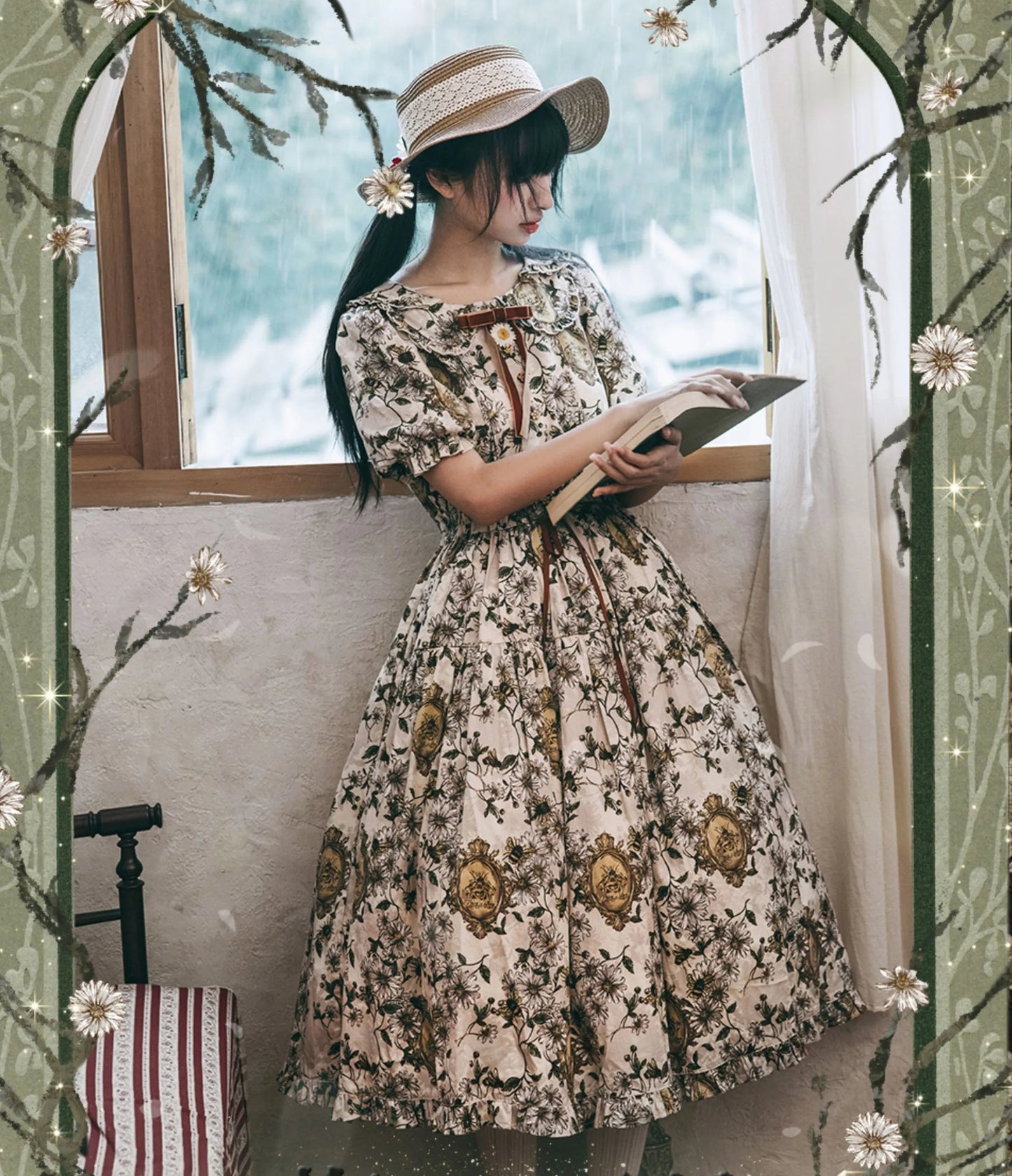 【受注予約10/8まで】Wild Daisies in the Garden ワンピース