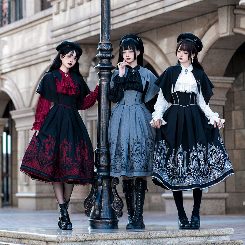 【販売期間終了】Lyra Theatre ジャボタイ付きプリーツブラウス