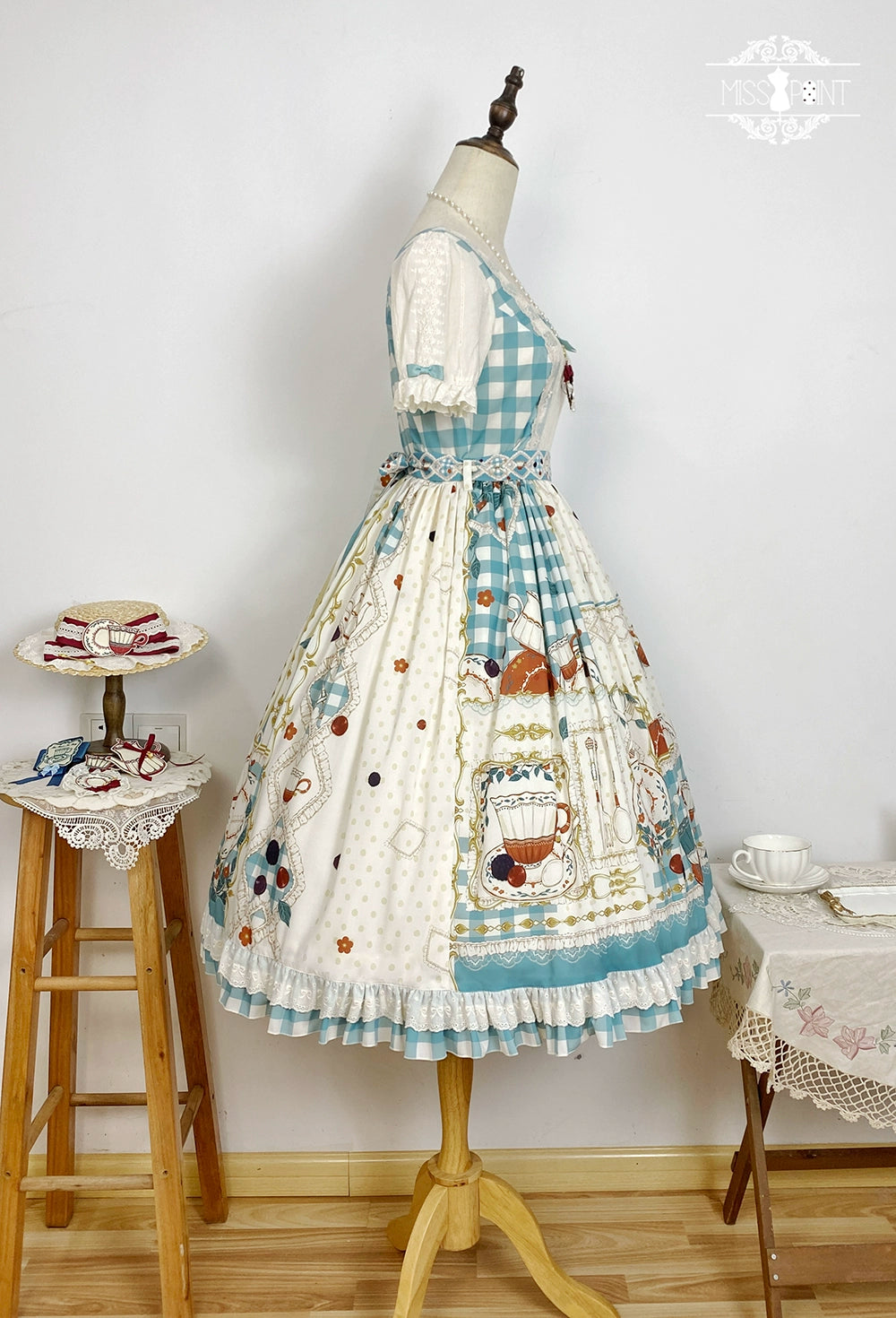 [Pre-order] Picnic Tea Party Square Neck Dress
