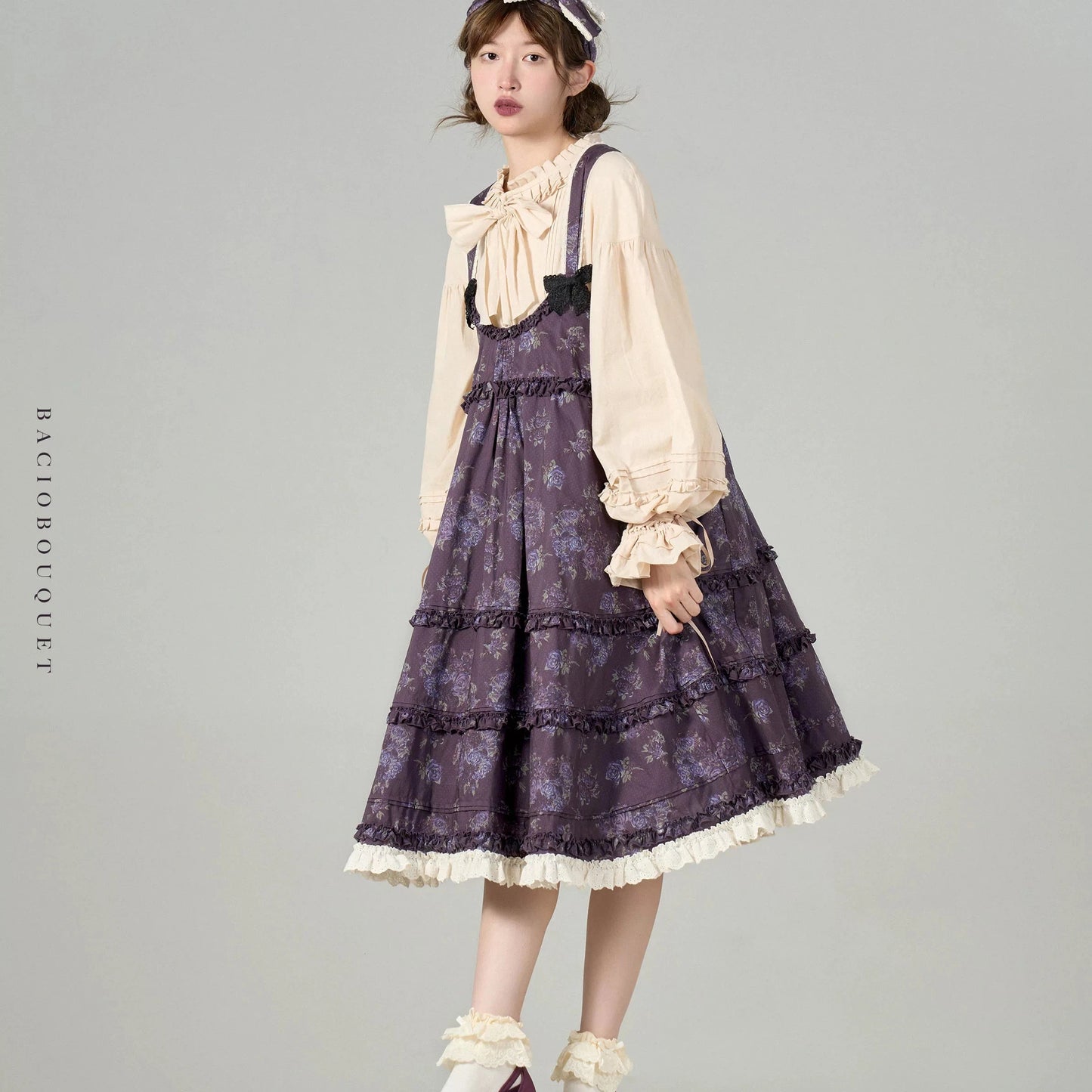 [Pre-orders until 9/9] Bouquets for Autumn Days Overalls Jumper Skirt