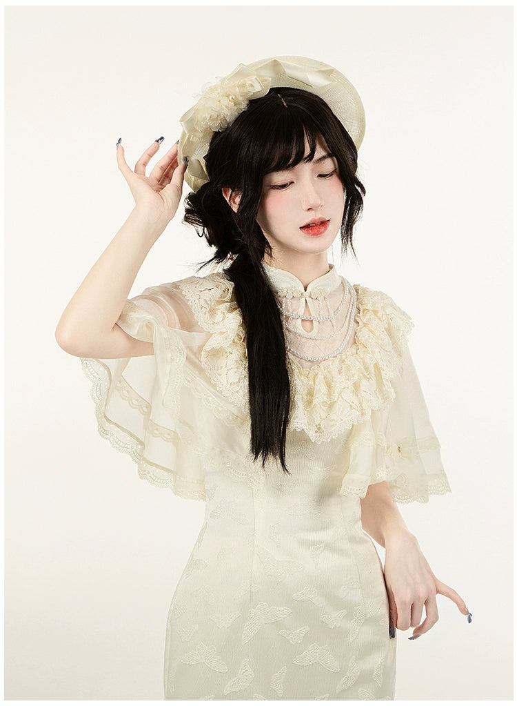 【同時購入のみ】白百合色の華ロリアクセサリー