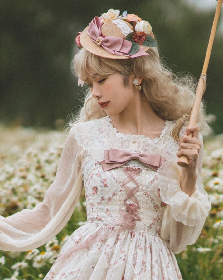 Edwardian Elegant Sheer Blouse [20% off for combined purchases]