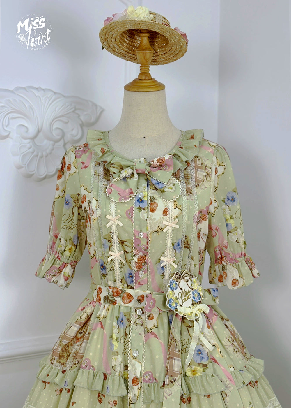 [Pre-orders available until 2/19] Cat Rose Tea Party Daily Dress