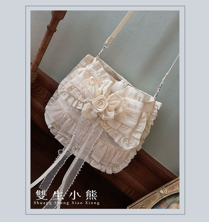 同時購入のみ【受注予約4/28まで】Camellia Dream サッシュベルト・ブローチ・コサージュ・ポシェット