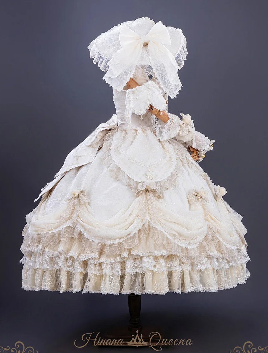 【受注予約9/16まで】With Bell プリンセスドレス ショート丈・シャンパン
