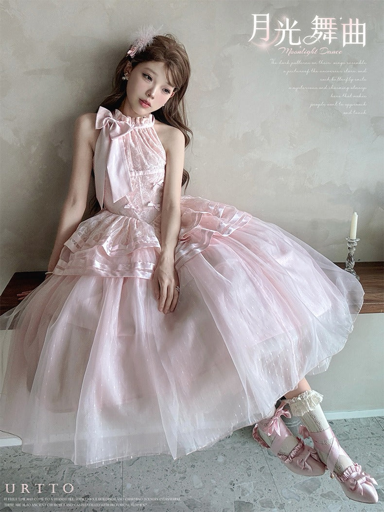 月光舞曲 ホルターネックドレス