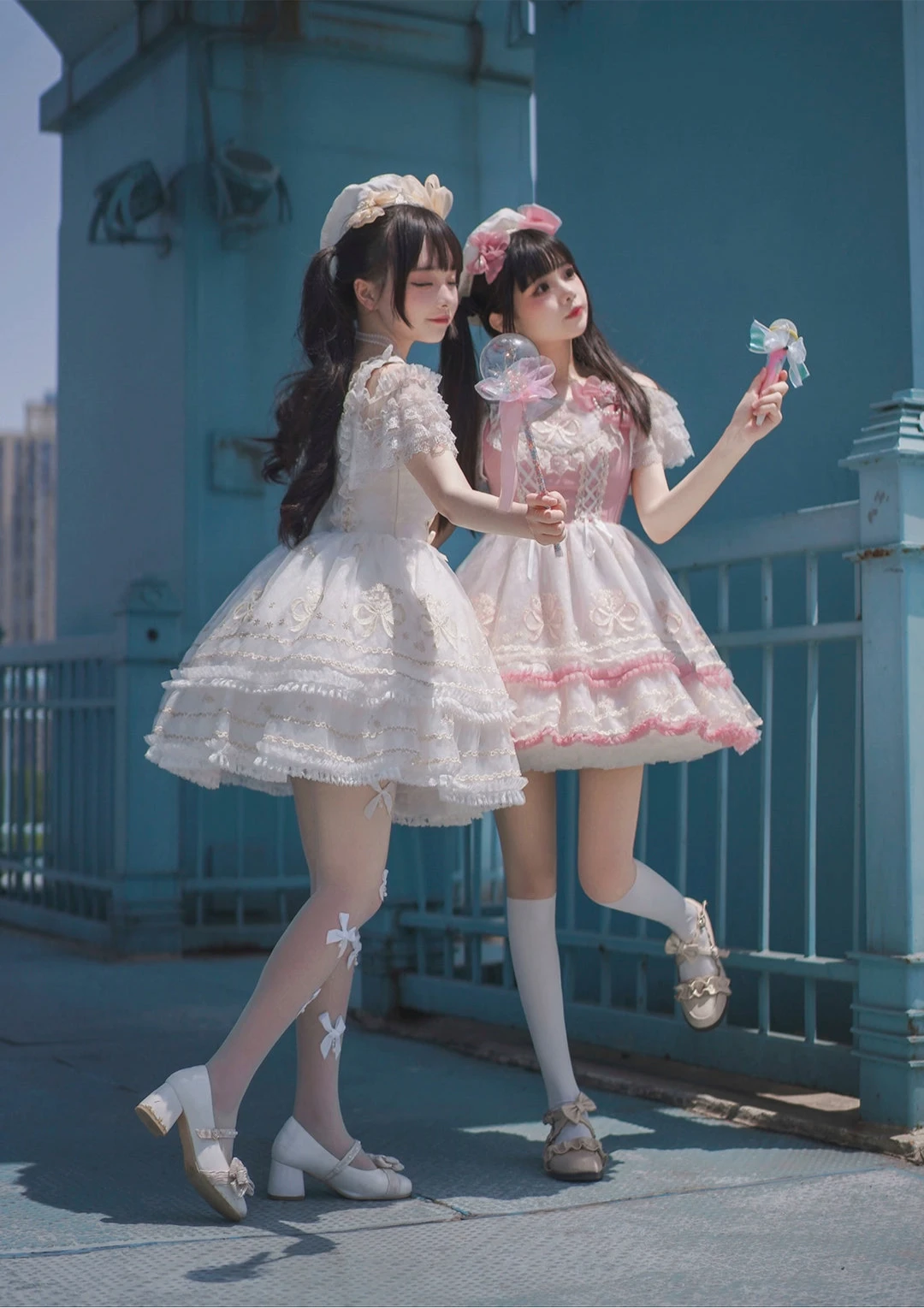Snow Dream Dance Flower Jumper Skirt