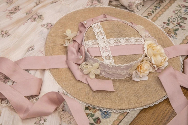 [Only available with simultaneous purchase] Roses Bouquet Hats, headbands and other accessories