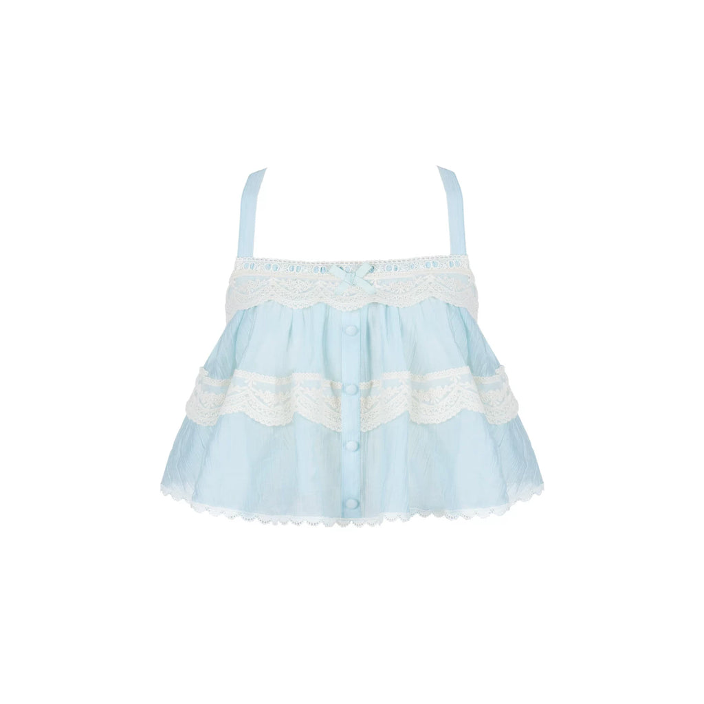 Bluebell Summer キャミソールトップスとロングスカートのセットアップ・帽子付き