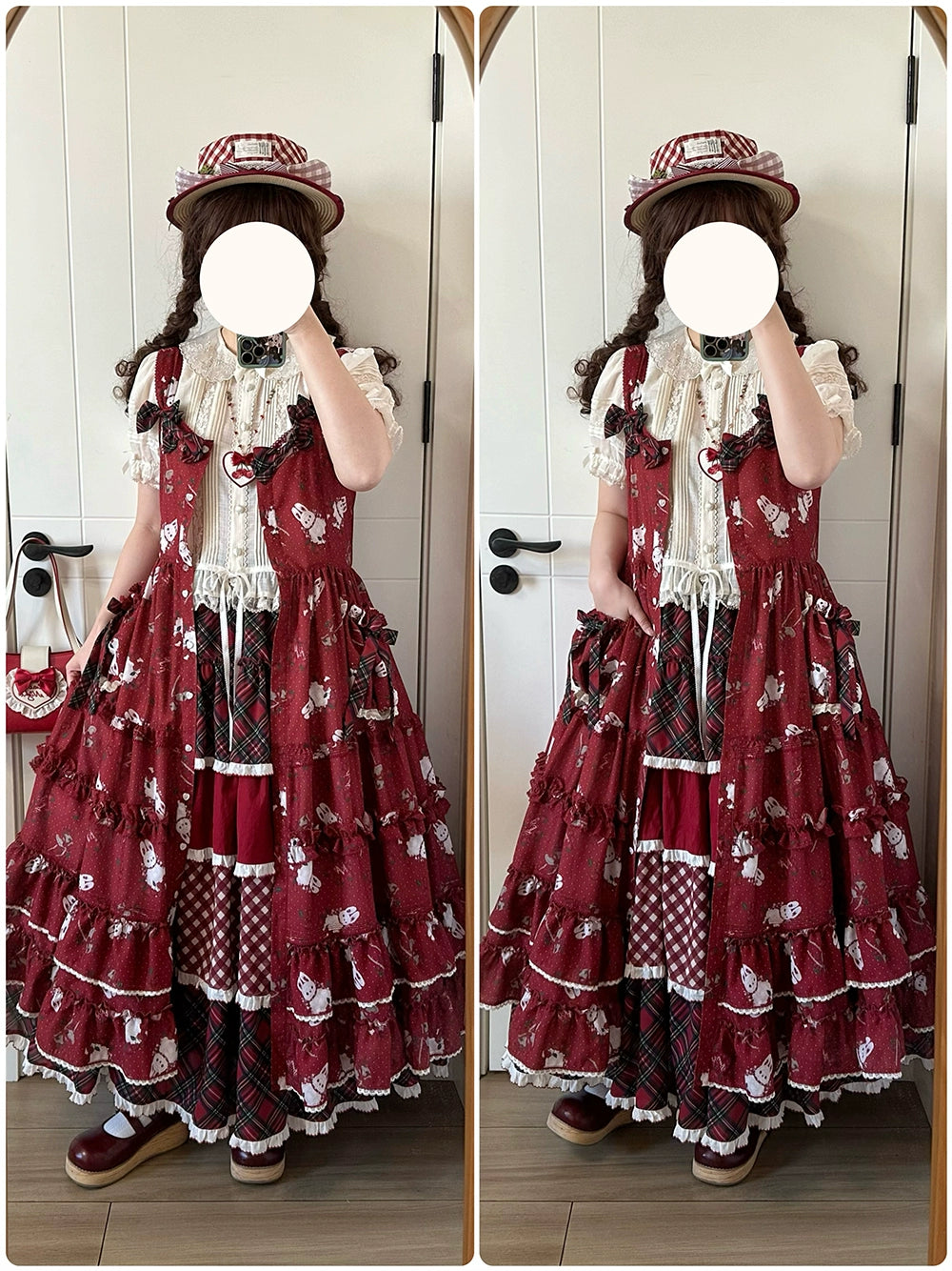 【予約販売】Sweet Berry Rabbit ジャンパースカート