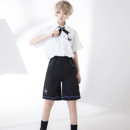 [Reservation for order until 9/13] Prince playing card pattern short pants
