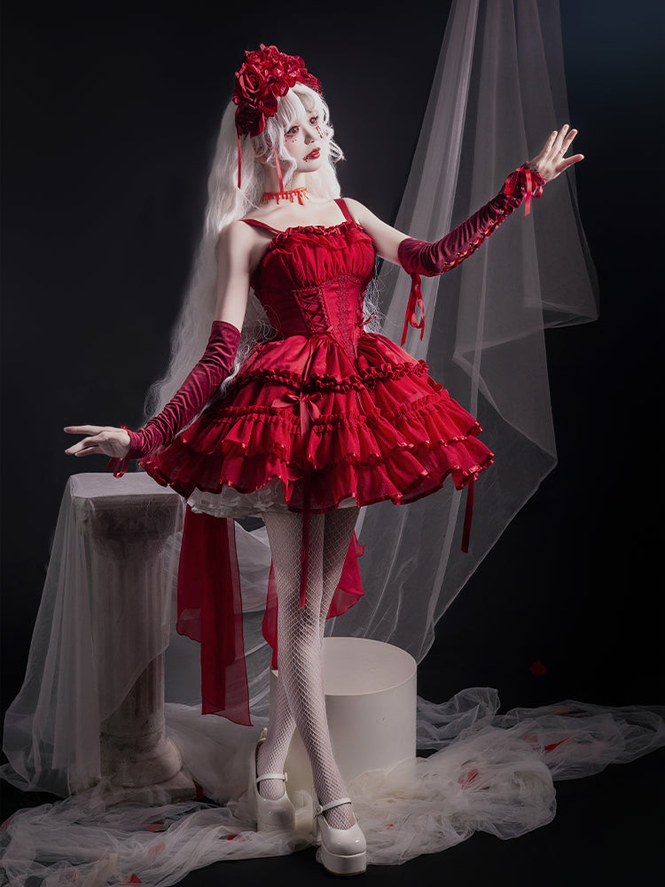 【予約販売】Fairy Garden バレエ風ショートドレス 新色追加