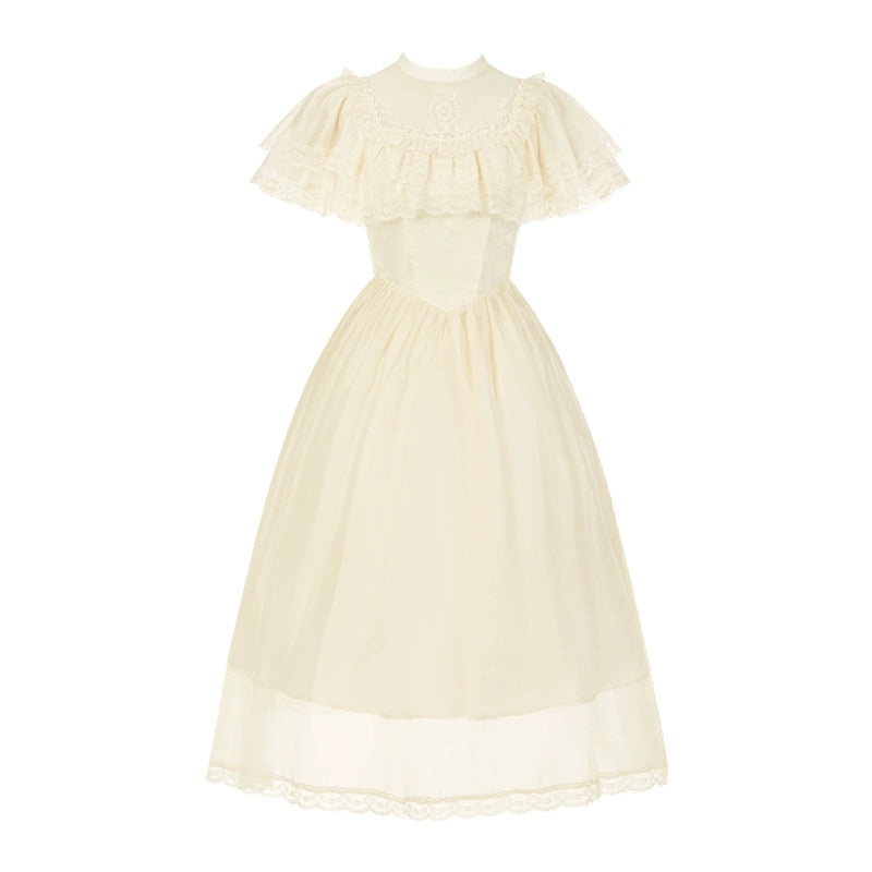 Morning Mist クラシカルシアーワンピース