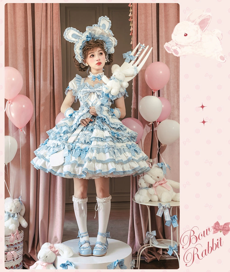 【受注予約6/11まで】Bow Rabbit スペシャルワンピース・全4色