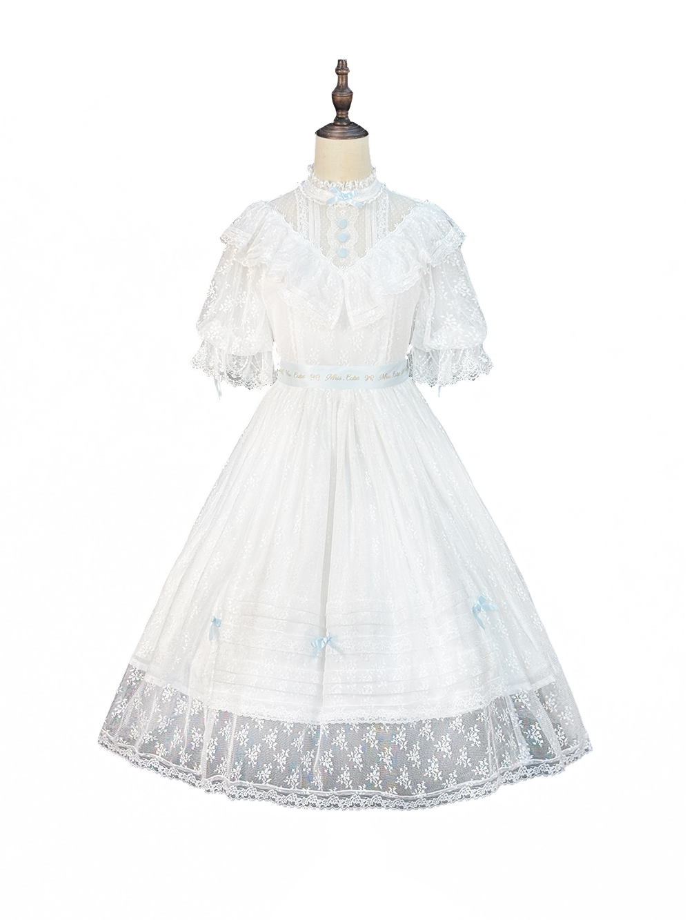 【受注予約10/13まで】Dream Lace クラシカル半袖ワンピース