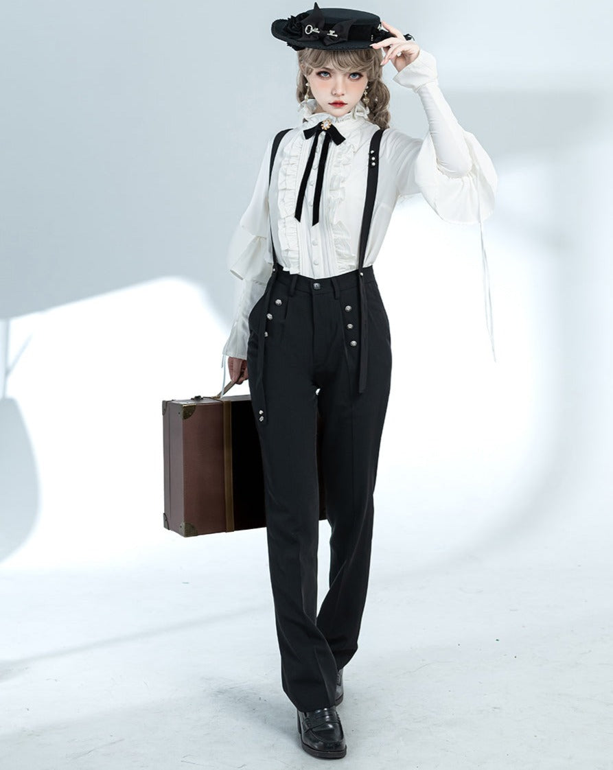 [Pre-order] Genne Prince style gathered sleeve blouse