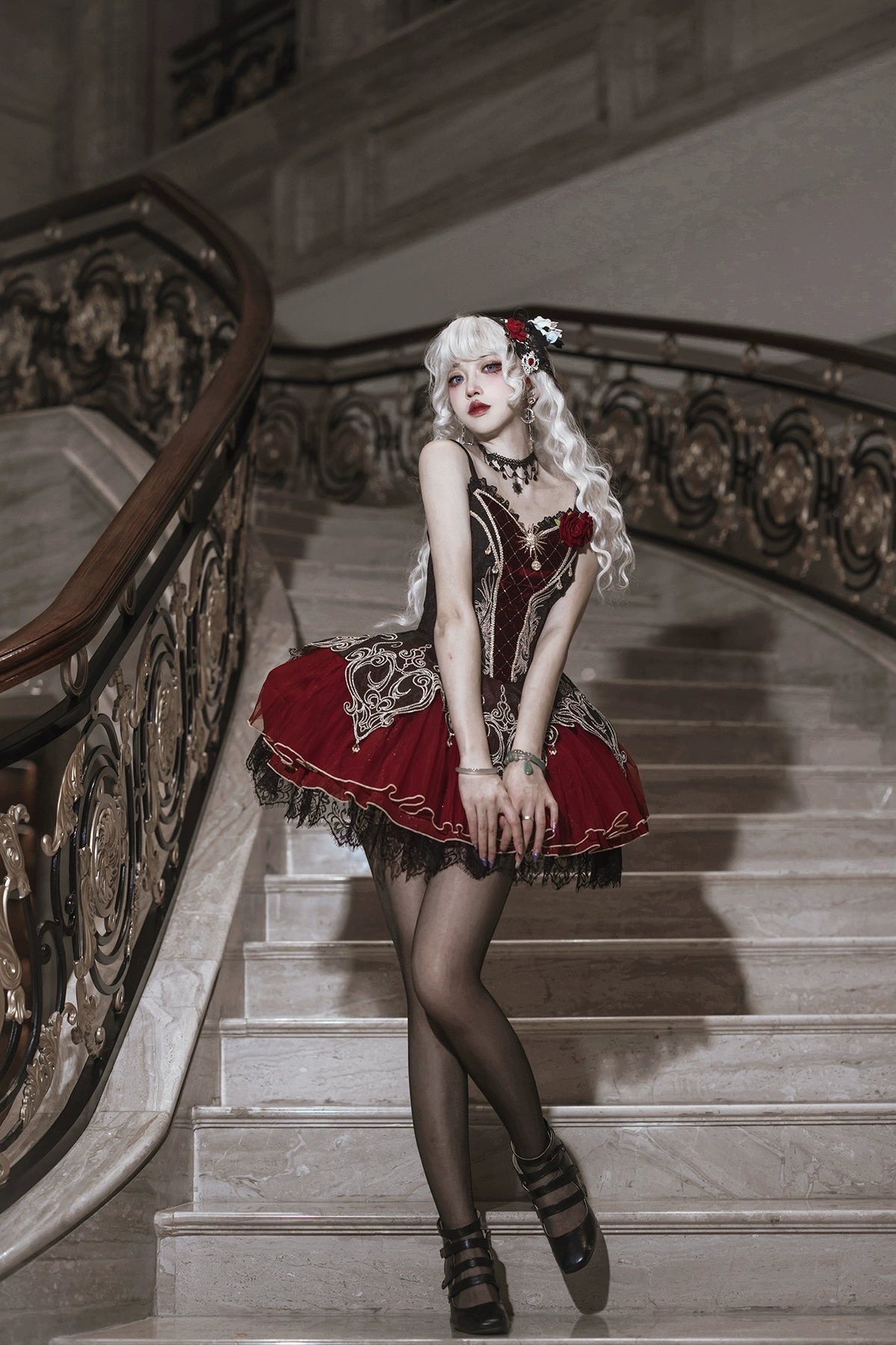 Bloodmoon Gothic Lolita Jumper Skirt