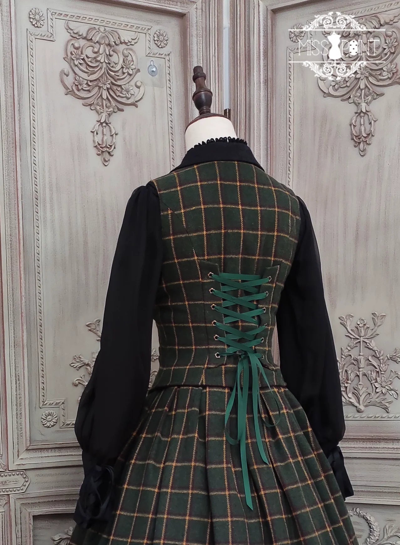 [Pre-order] British Classical Lolita Warm Check Vest
