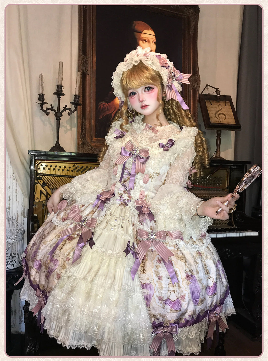 【受注予約6/16まで】Antique Gemstone Fragrance ジャンパースカート単品