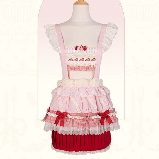 【受注予約1/26まで】Sweet Cup Cake サスペンダースカート
