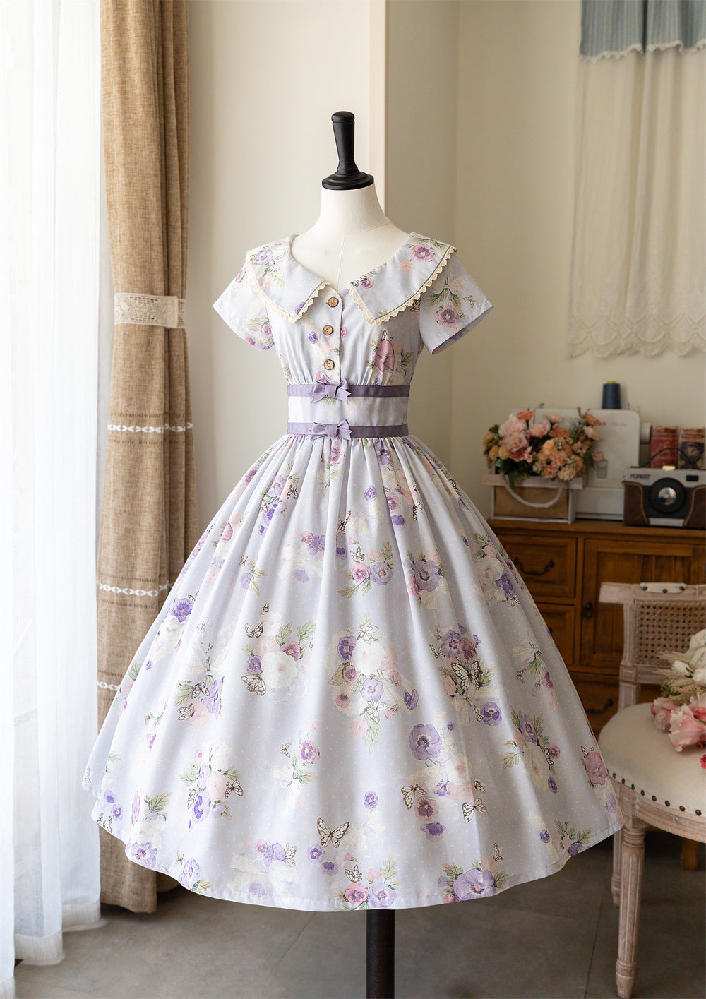 Forest Holidays Summer Dress with Headband, 5 Patterns [Type 1]
