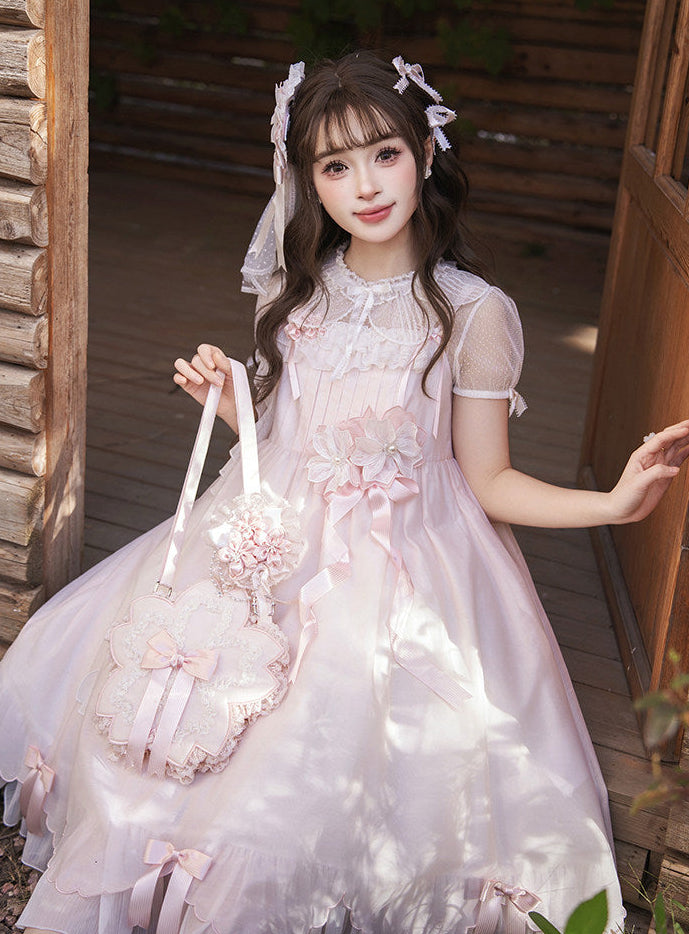 【受注予約1/15まで】春桜2.0 半袖シアーブラウス