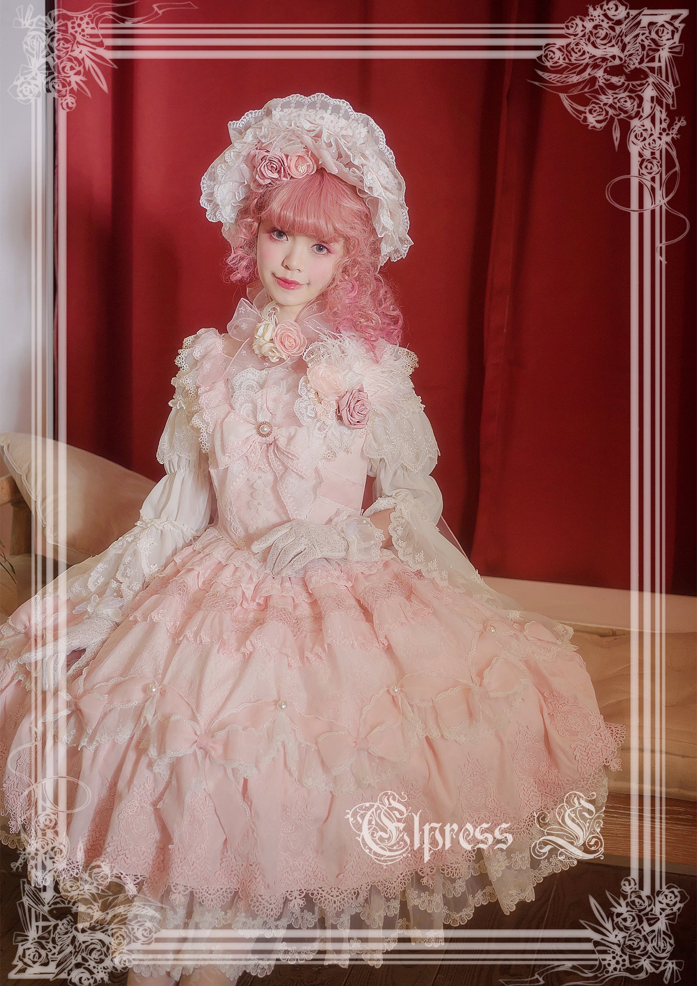 Holy Jewel ribbon and lace princess dress