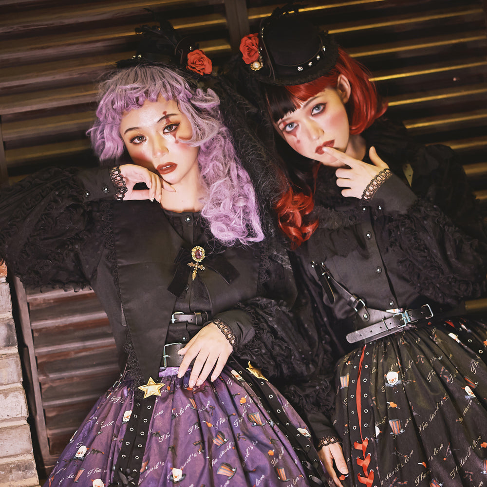 【予約販売】Clown Revival Night レースブラウス【合わせ買いで20%off】
