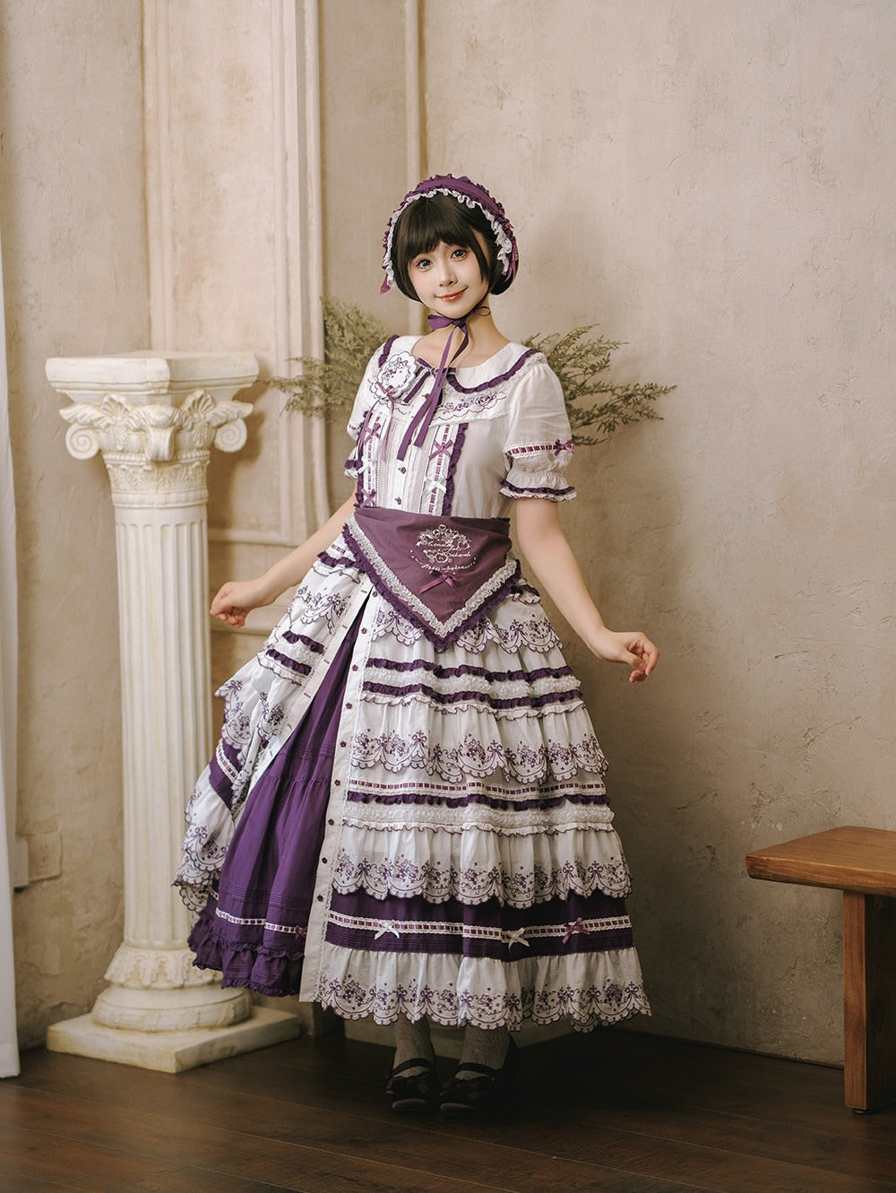【受注予約7/22まで】四季の果樹園 ラグジュアリーワンピース