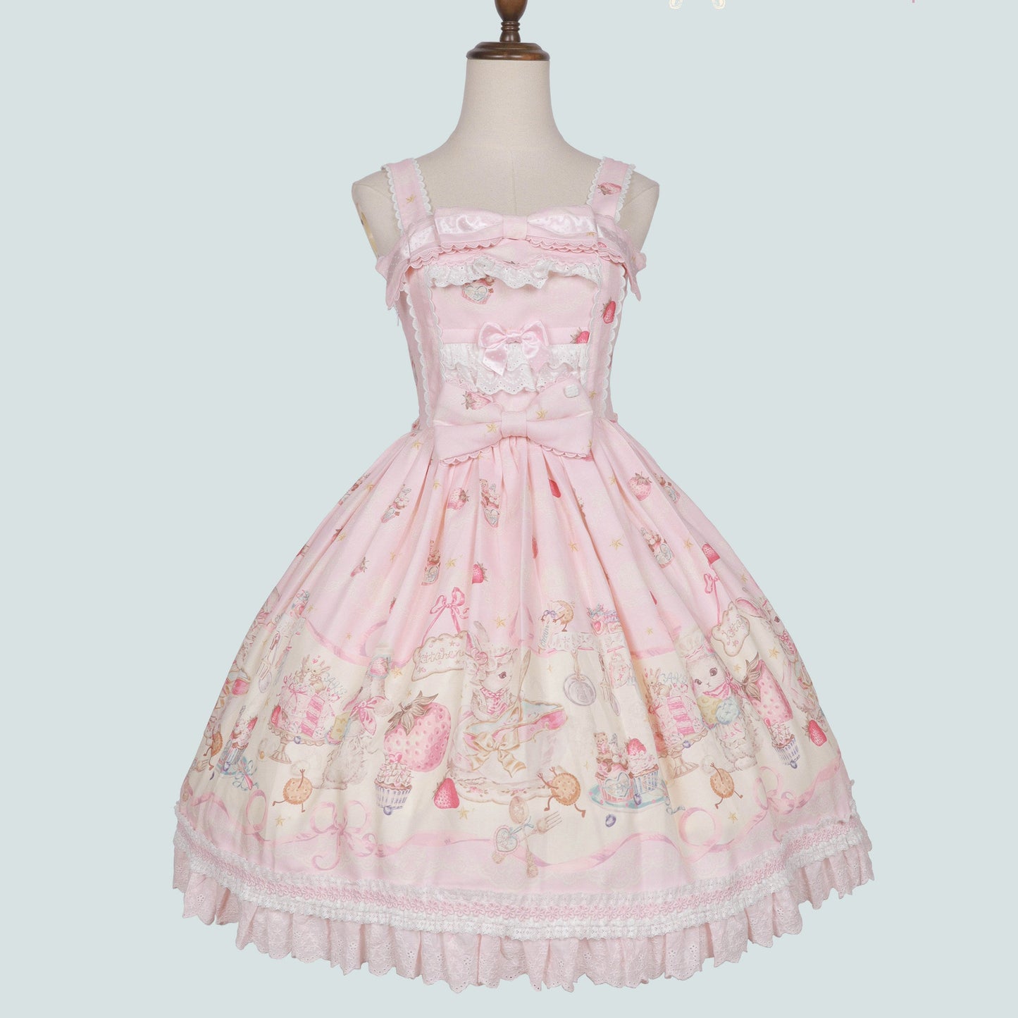 【受注予約1/7まで】Bunny Bakery ジャンパースカート