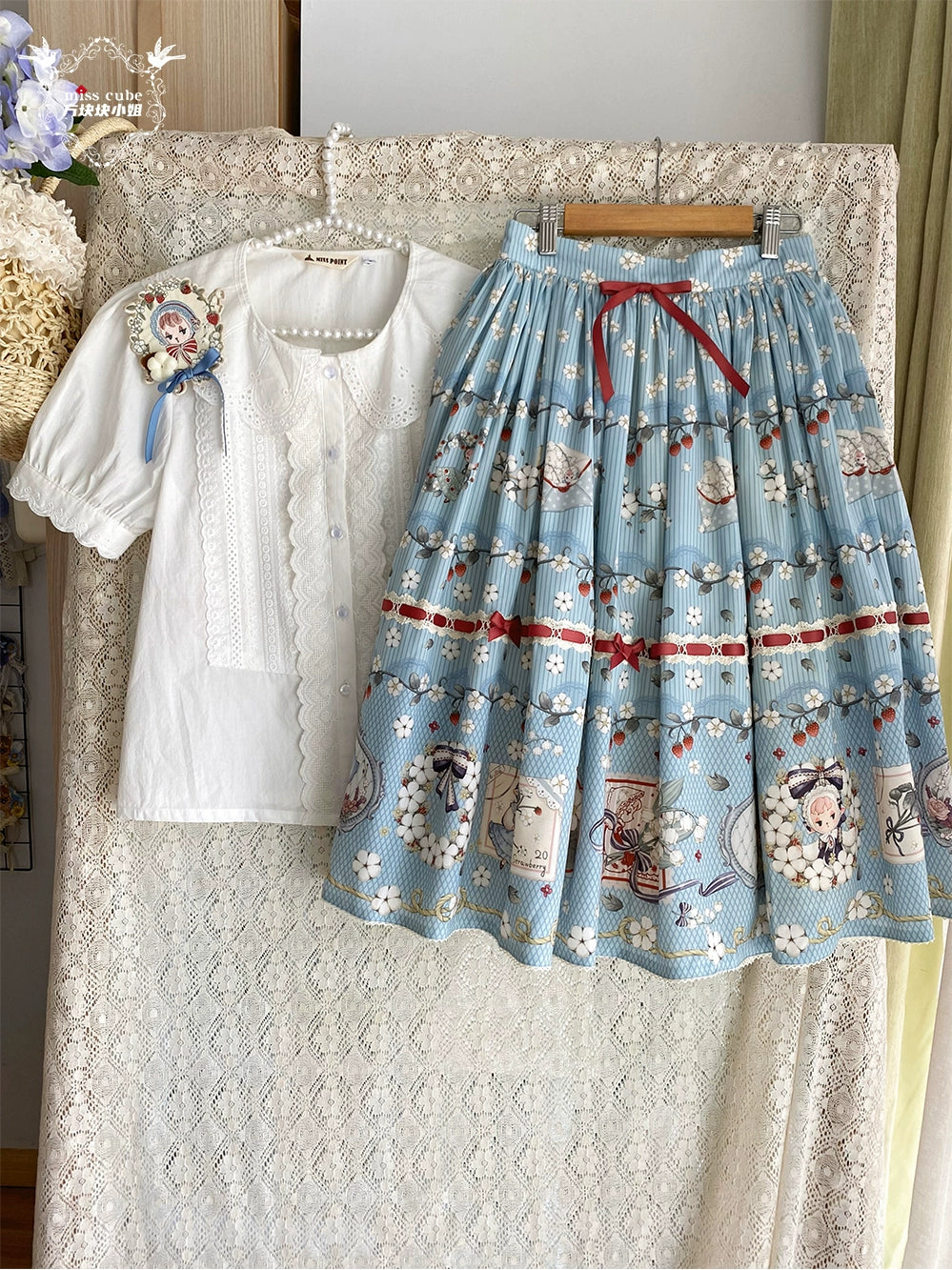 【予約販売】Sweetie Sheep プリントスカート
