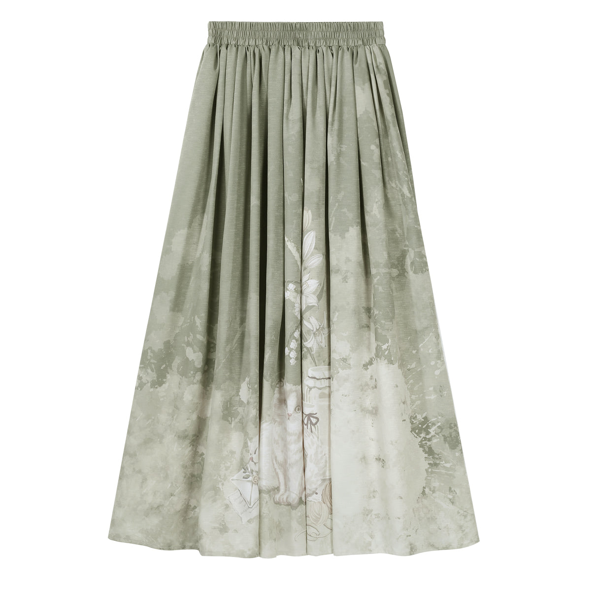 白花 中華風ロングスカートセットアップ