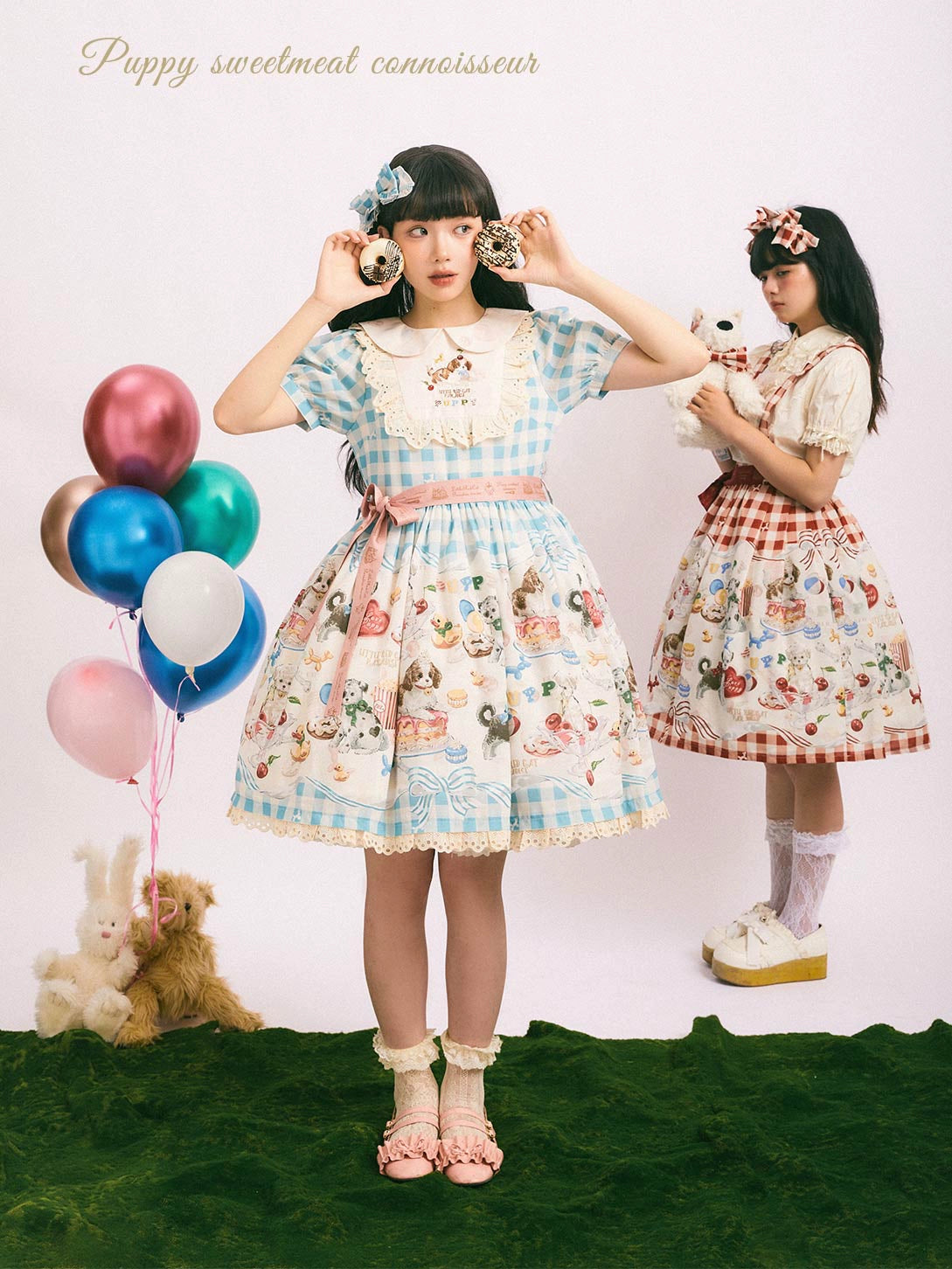 Puppy Patissier short sleeve dress