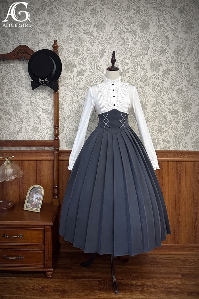 [Pre-order] Detective Butler Fake Two-Piece Style Switching Dress