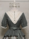 [Sales period ended] Fantasy Garden Stand Collar Top