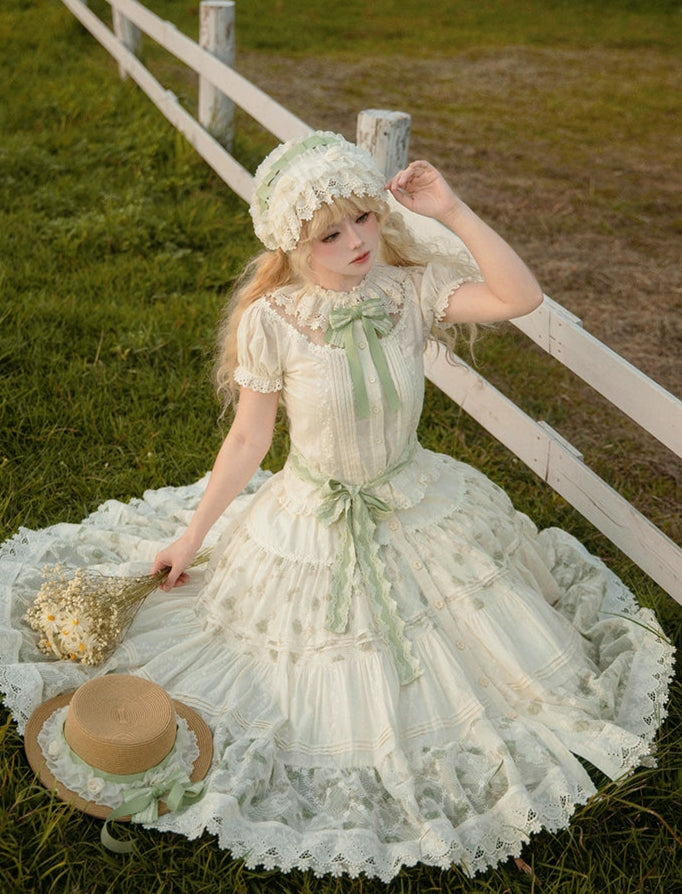 【受注予約8/18まで】White Blooming Season 2wayスカート