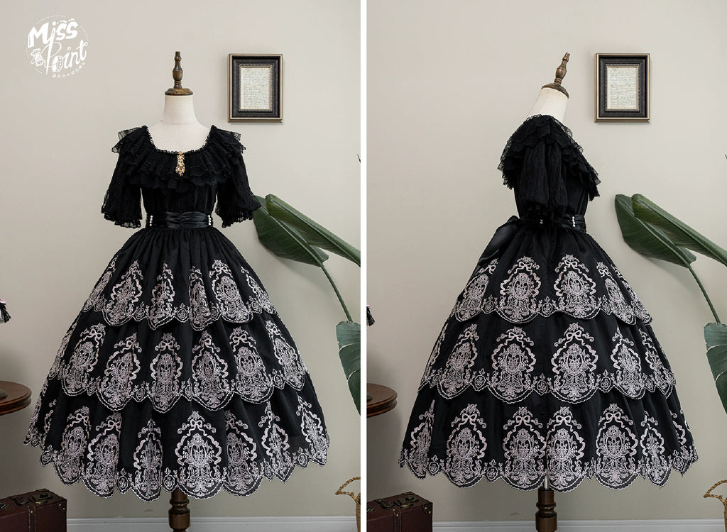 【受注予約】Noble Garden 刺繍スカート