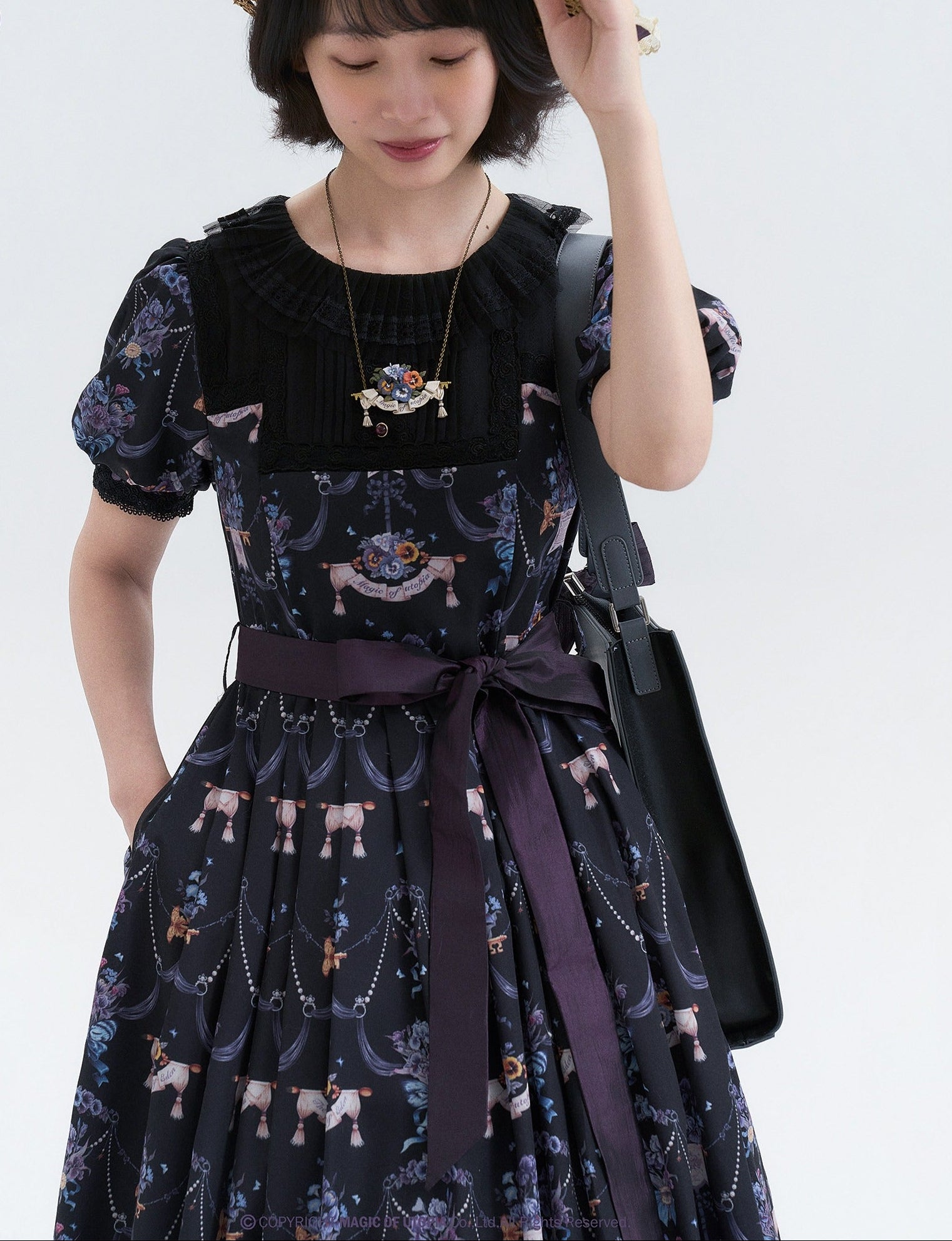 同時購入のみ【受注予約7/10まで】夢見蝶 ネックレス
