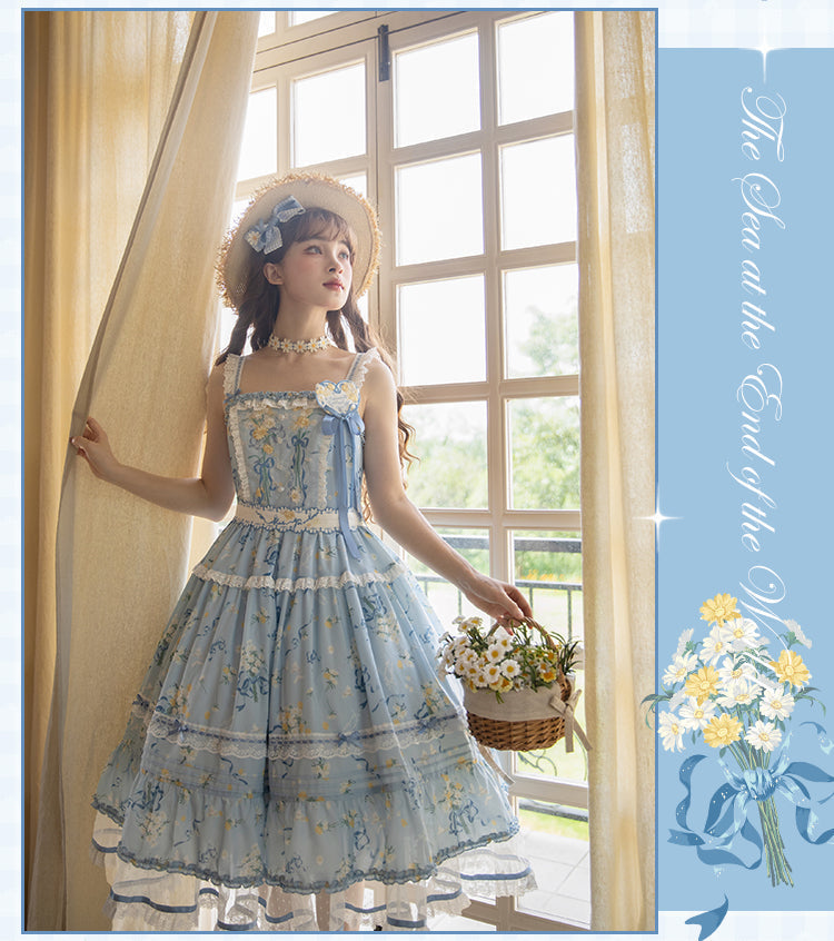 【再販・受注予約7/16まで】Daisy and Sky ジャンパースカート